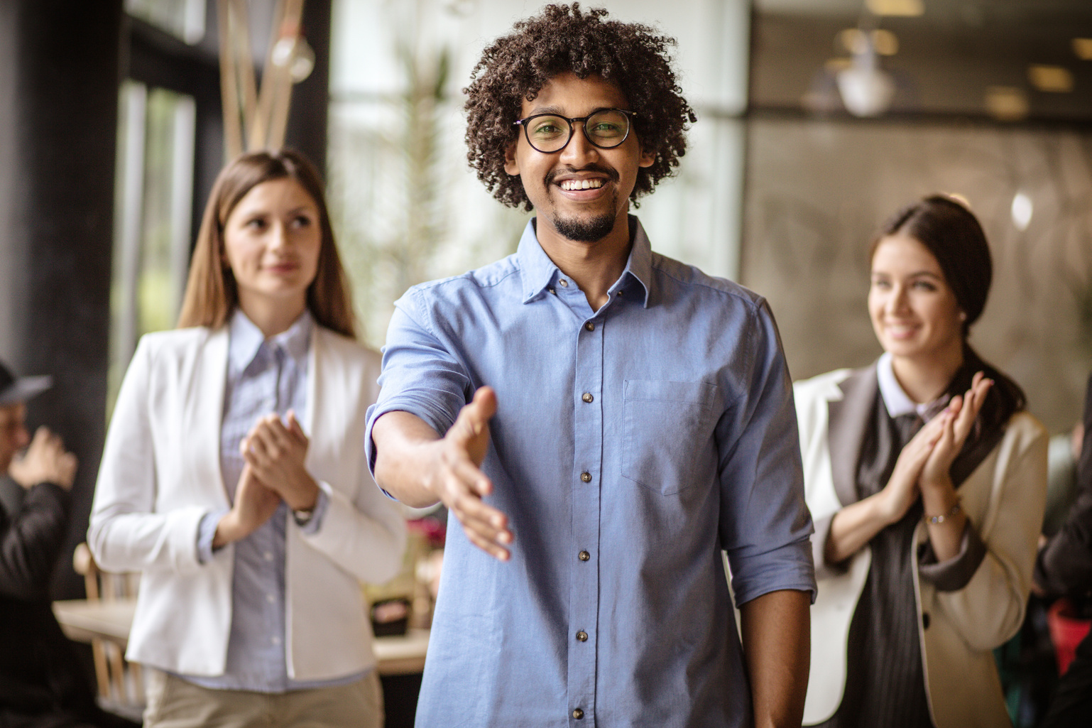 New people are always welcome in our company.